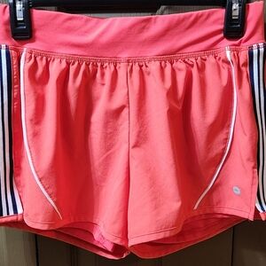 AVIA, WOMENS SMALL (4-6), ORANGE, ATHLETIC SHORTS